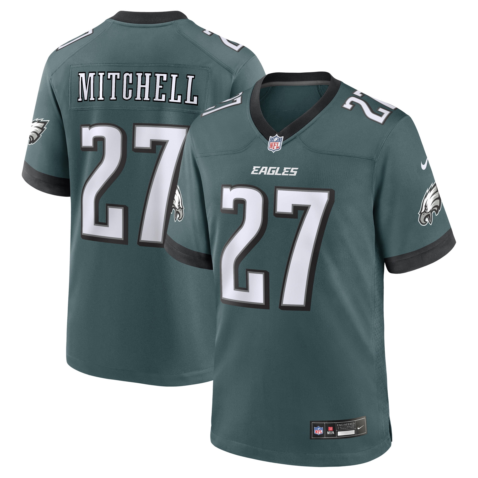 Men's Nike Quinyon Mitchell Midnight Green Philadelphia Eagles 2024 NFL