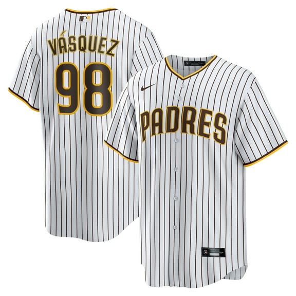 Men's Nike Randy Vasquez White San Diego Padres Home Replica Jersey