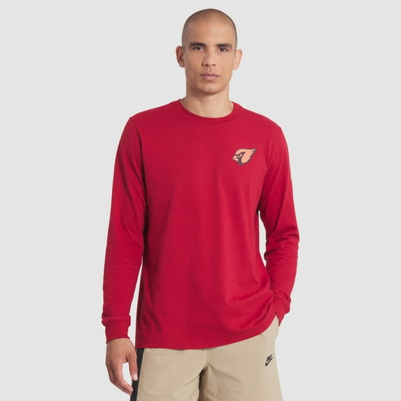 Men's Nike Red Arizona Cardinals 2025 Rivalries Collection Essential Long Sleeve T-Shirt