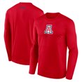 thumbnail image 1 of Men's Nike Red Arizona Wildcats On-Court Basketball Shootaround Performance Long Sleeve T-Shirt, 1 of 3