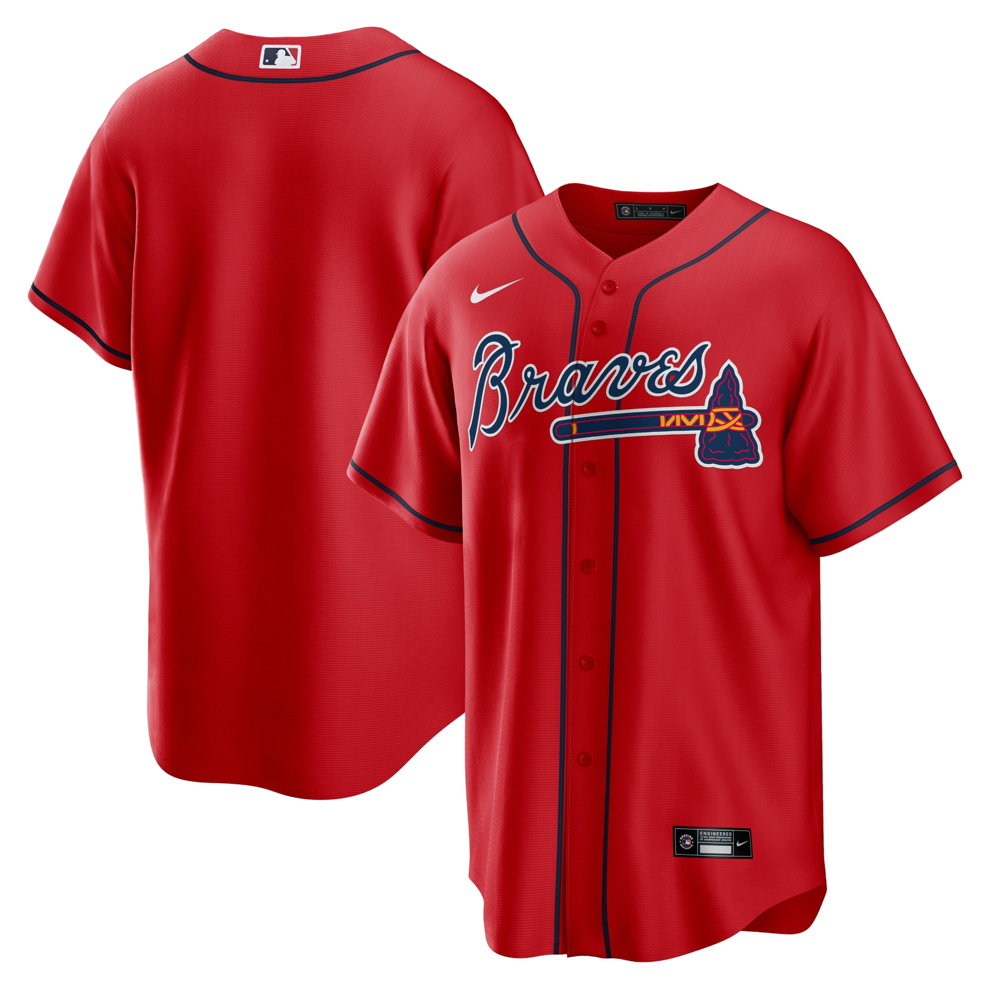 atlanta braves jersey shirts men