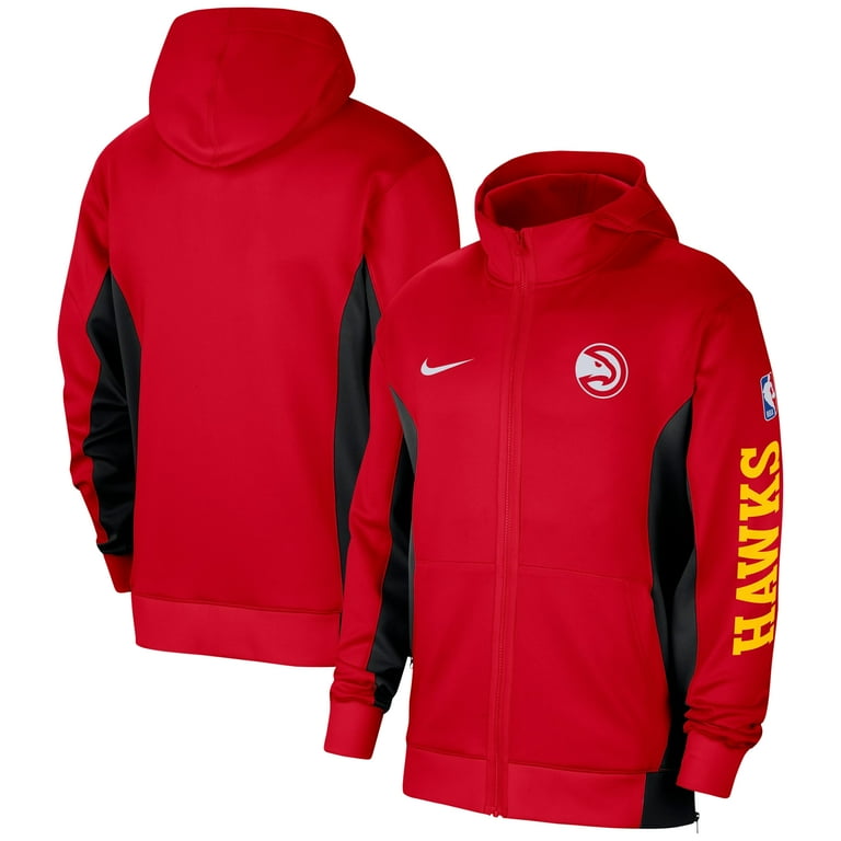 Men's Nike Red Atlanta Hawks 2023/24 Authentic Showtime Full-Zip
