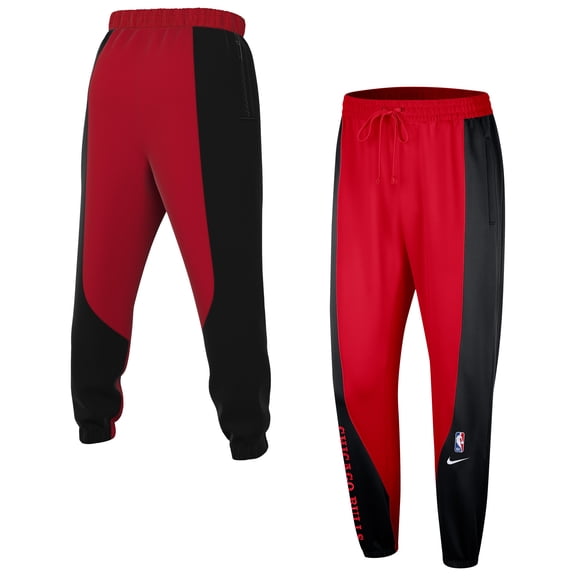 Men's Nike Red/Black Chicago Bulls 2023/24 Authentic Showtime Pants