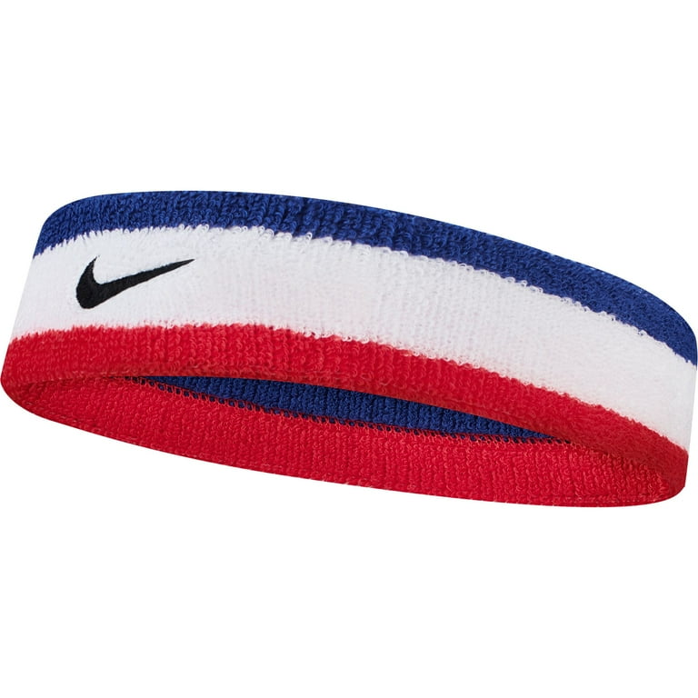 Men s Nike Red Blue Swoosh Headband Walmart