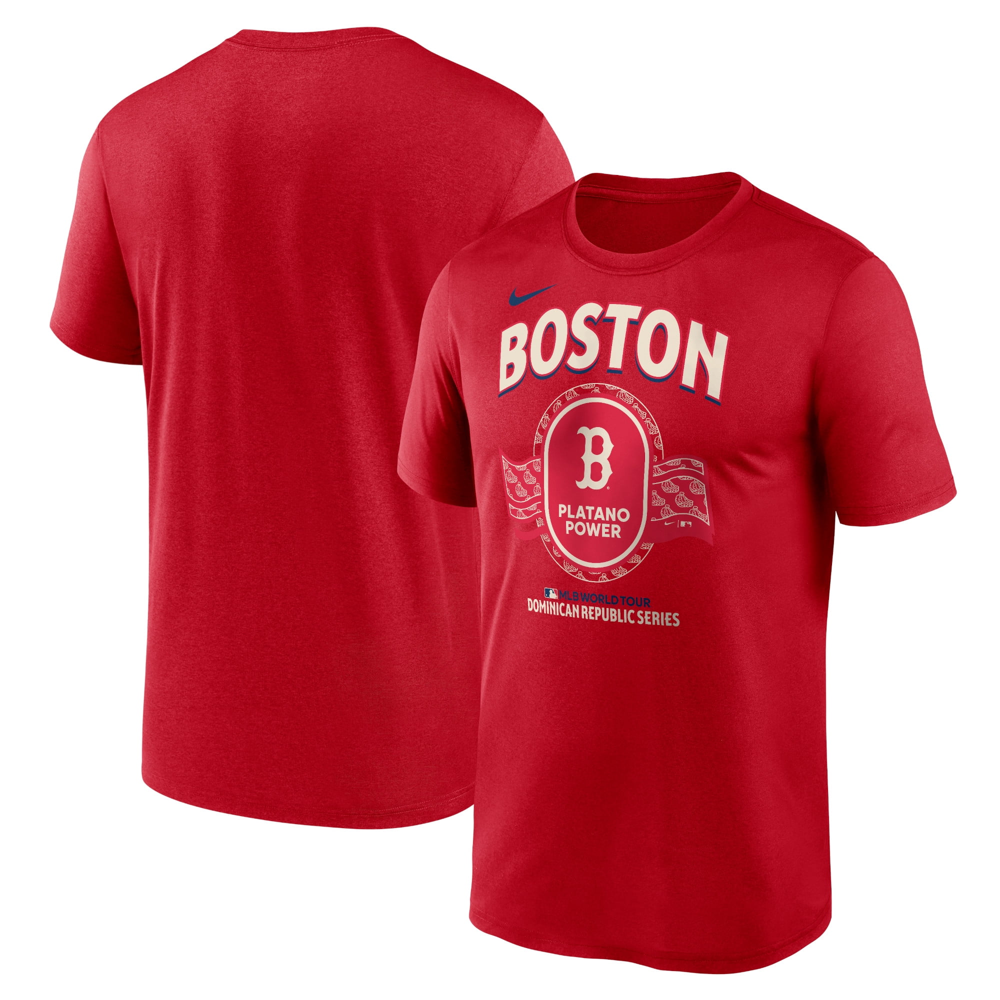 Men s Nike Red Boston Red Sox Dominican Republic Series Legend T Shirt Walmart