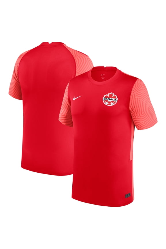 Men's Nike Red Canada Soccer Home Replica Jersey