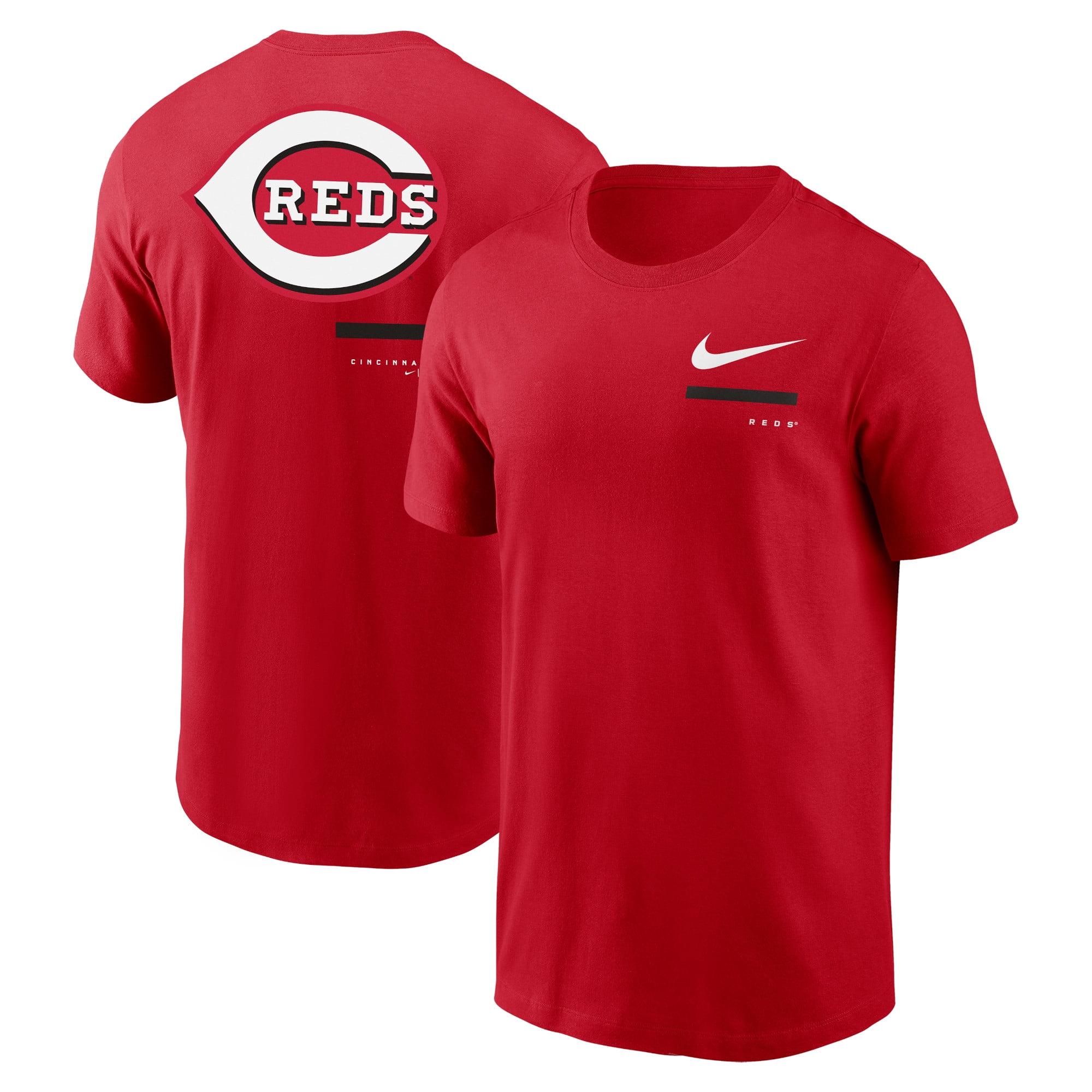 Men s Nike Red Cincinnati Reds Over the Shoulder T Shirt