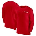 thumbnail image 1 of Men's Nike Red Georgia Bulldogs 2024 Sideline Coach UV Performance Long Sleeve T-Shirt, 1 of 3