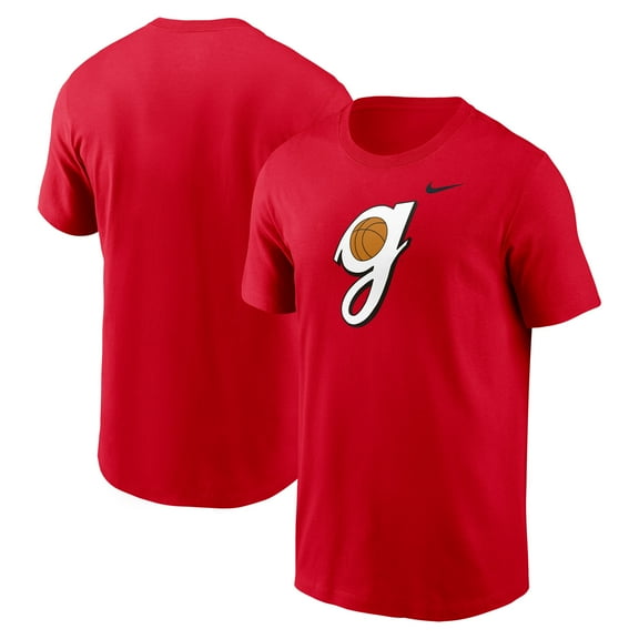 Men's Nike Red Georgia Bulldogs Basketball Logo-T-Shirt