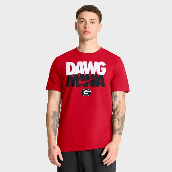 Men's Nike Red Georgia Bulldogs Campus Local Madness T-Shirt