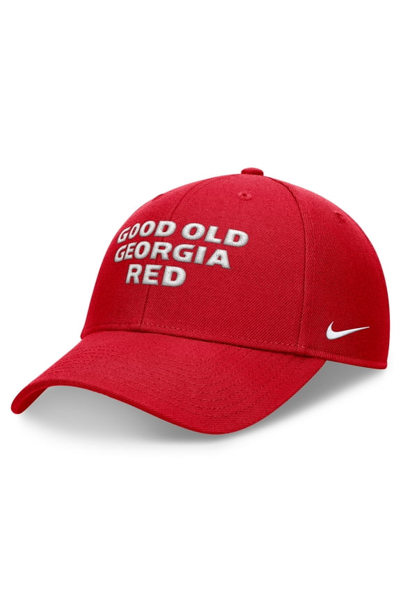 Men's Nike Red Georgia Bulldogs Local Rise Adjustable Hat