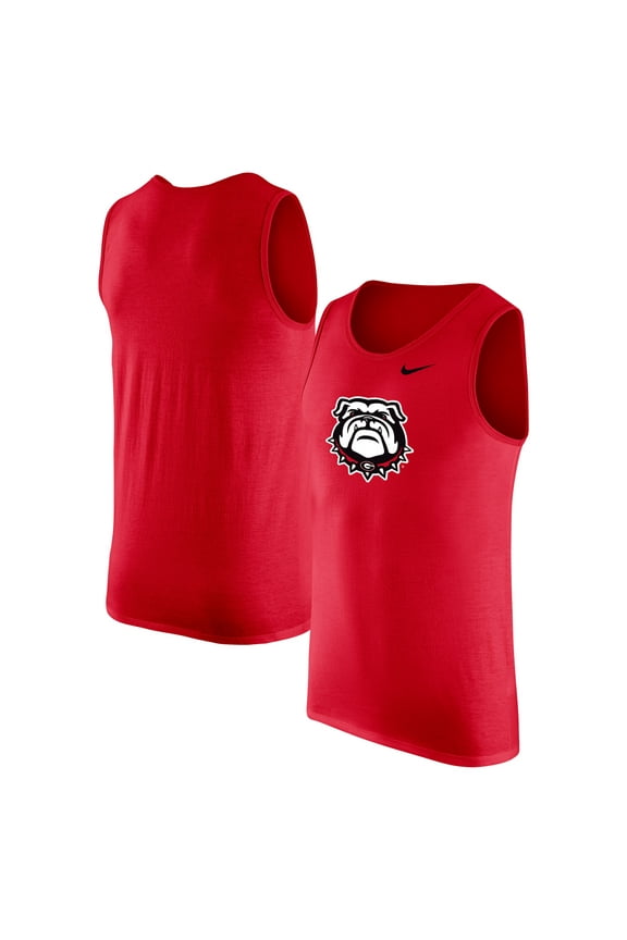 Men's Nike Red Georgia Bulldogs Tank Top