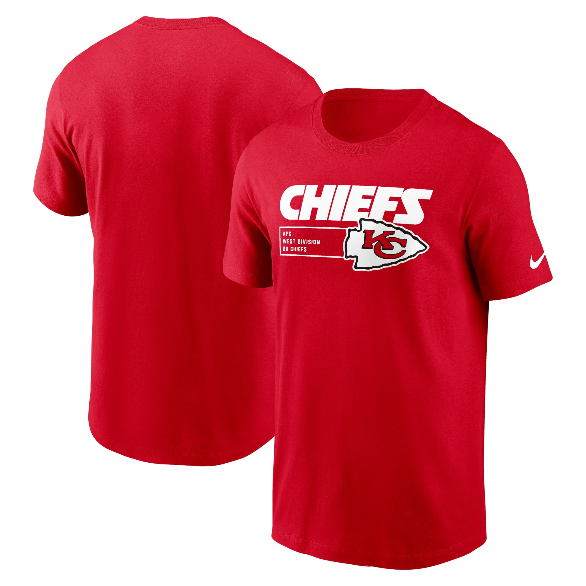 Men's Nike Red Kansas City Chiefs Division Essential T-Shirt - Walmart.com