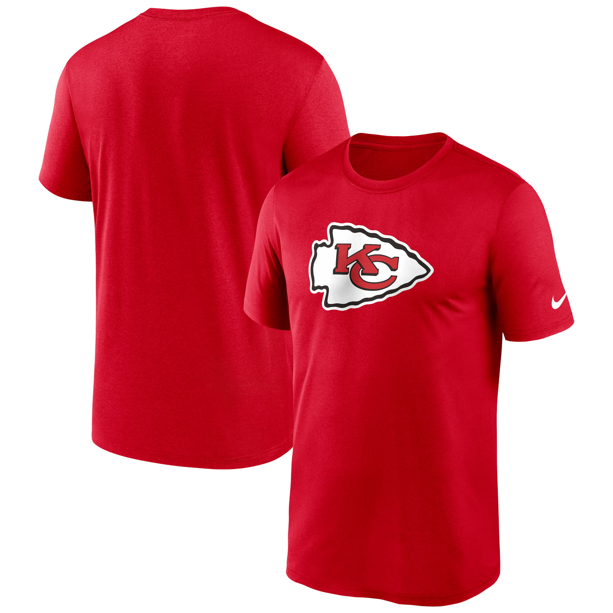 Men's Nike Red Kansas City Chiefs Legend Logo Performance T-Shirt 
