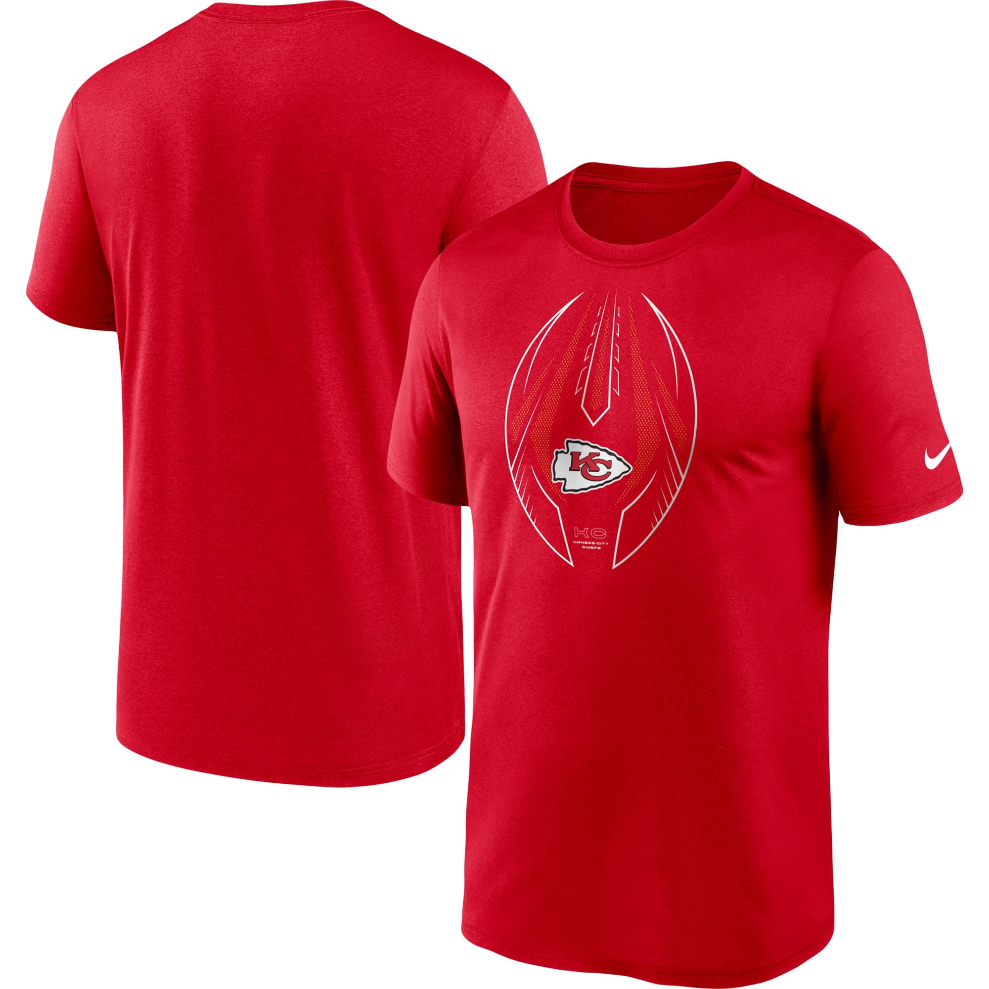 Men's Nike Red Kansas City Chiefs Team Legend Icon Performance T-Shirt 
