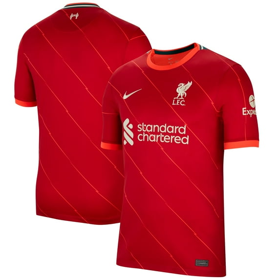 Men's Nike Red Liverpool 2021/22 Home Breathe Stadium Replica Jersey