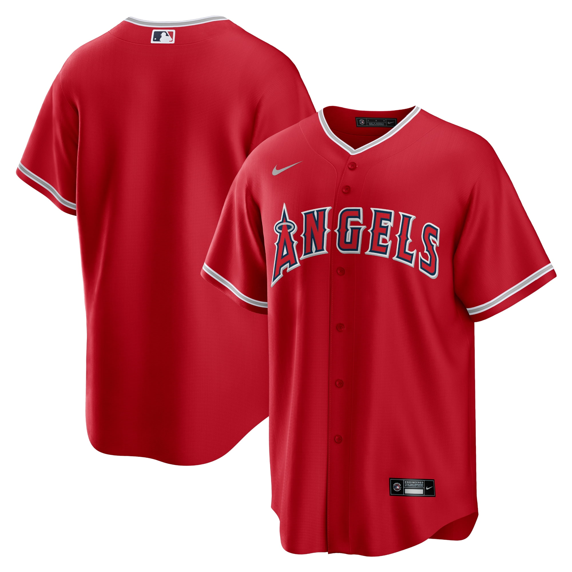 Men's Nike Gray Texas Rangers Road Replica Team Jersey