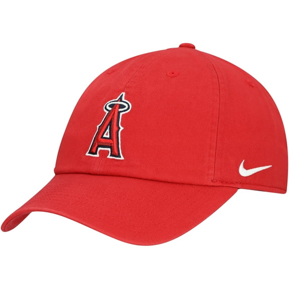 Men's-Nike  Red Los Angeles Angels Club Adjustable Hat