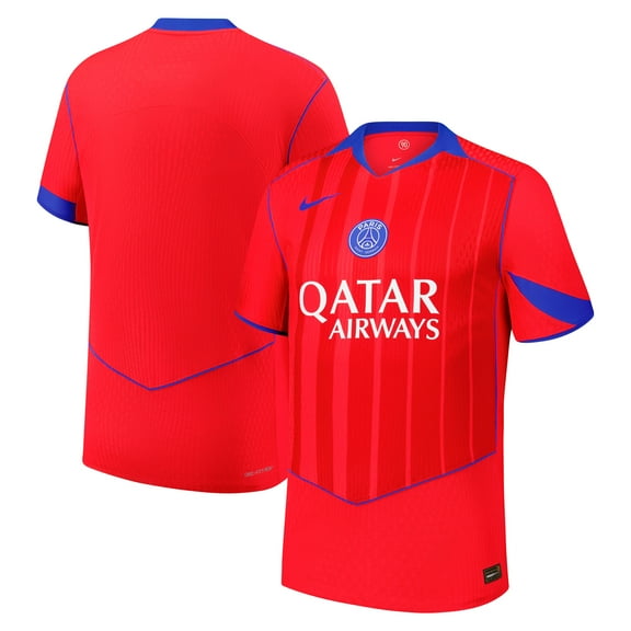 Men's Nike Red Paris Saint-Germain 2025/26 Match Third Total 90 Authentic Jersey