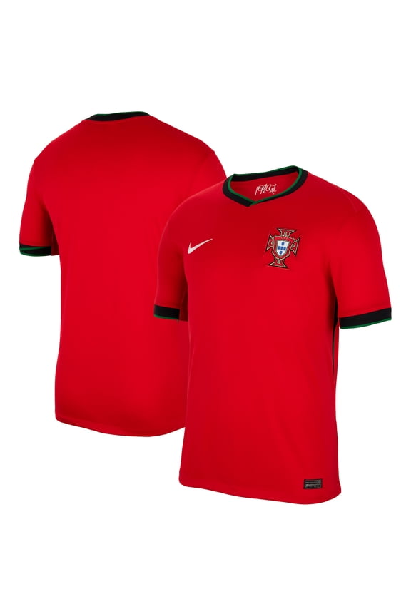 Men's Nike Red Portugal National Team 2024 Home Replica Blank Jersey