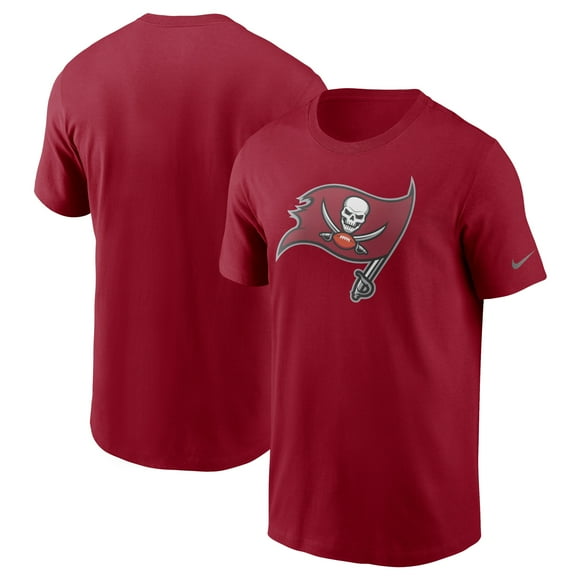 Men's Nike Red Tampa Bay Buccaneers Primetime Logo Essential T-Shirt