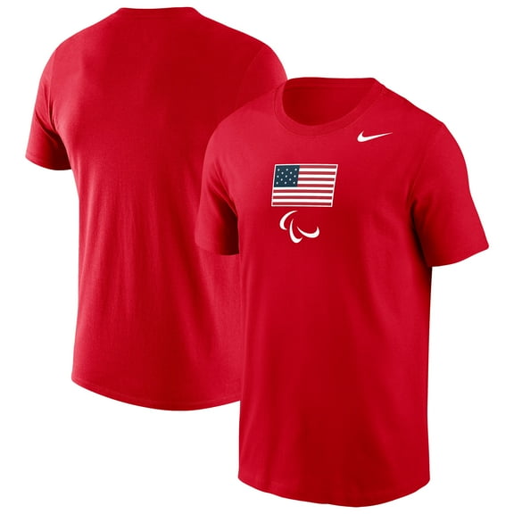 Men's Nike Red U.S. Paralympics Performance T-Shirt