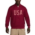 thumbnail image 1 of Men's Nike Red USMNT Woven Bomber Full-Zip Jacket, 1 of 2