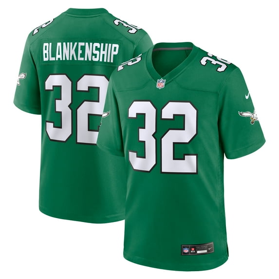 Men's Nike Reed Blankenship Kelly Green Philadelphia Eagles Alternate Game Jersey