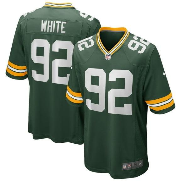 Men's Nike Reggie White Green Green Bay Packers Game Retired Player Jersey