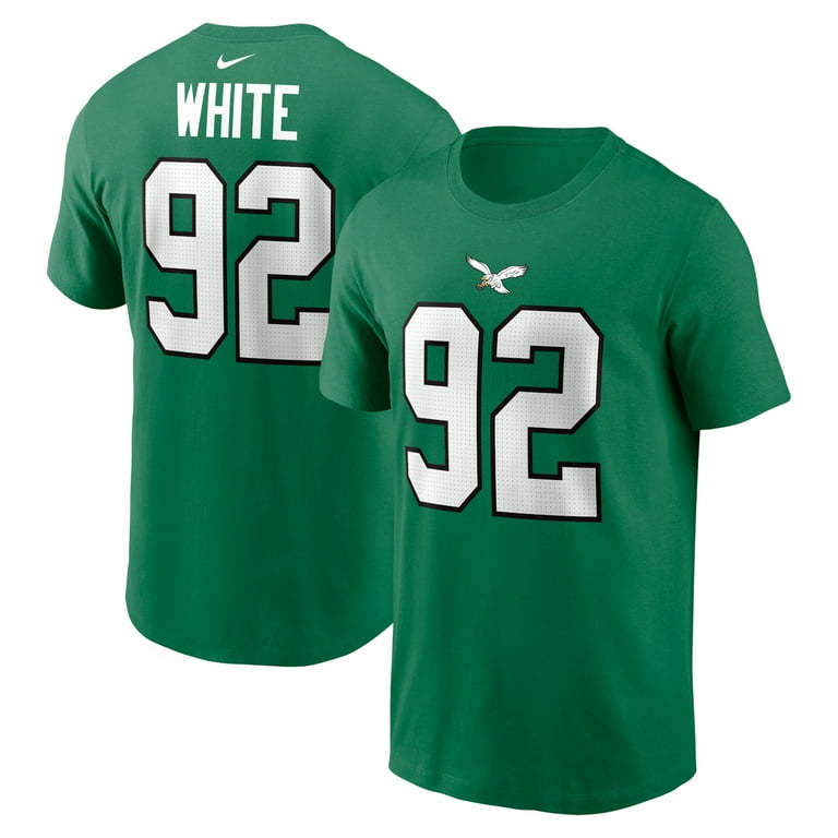 Men s Nike Reggie White Kelly Green Philadelphia Eagles Retired Player Name Number T Shirt Walmart