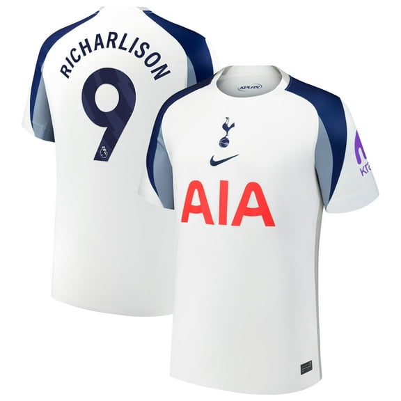Men's Nike Richarlison White Tottenham Hotspur 2025/26 Home Replica Player Jersey