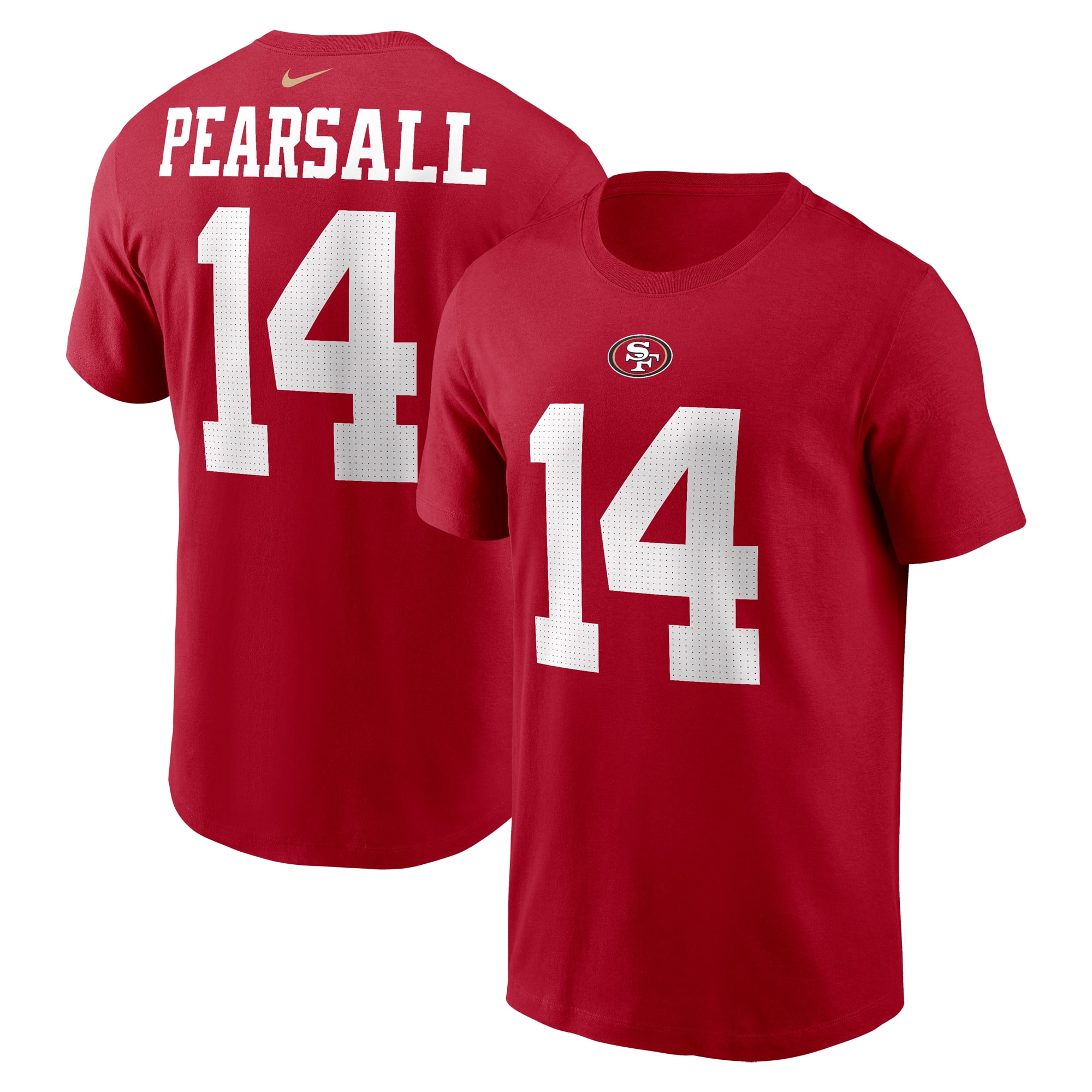 Men's Nike Ricky Pearsall Scarlet San Francisco 49ers 2024 NFL Draft