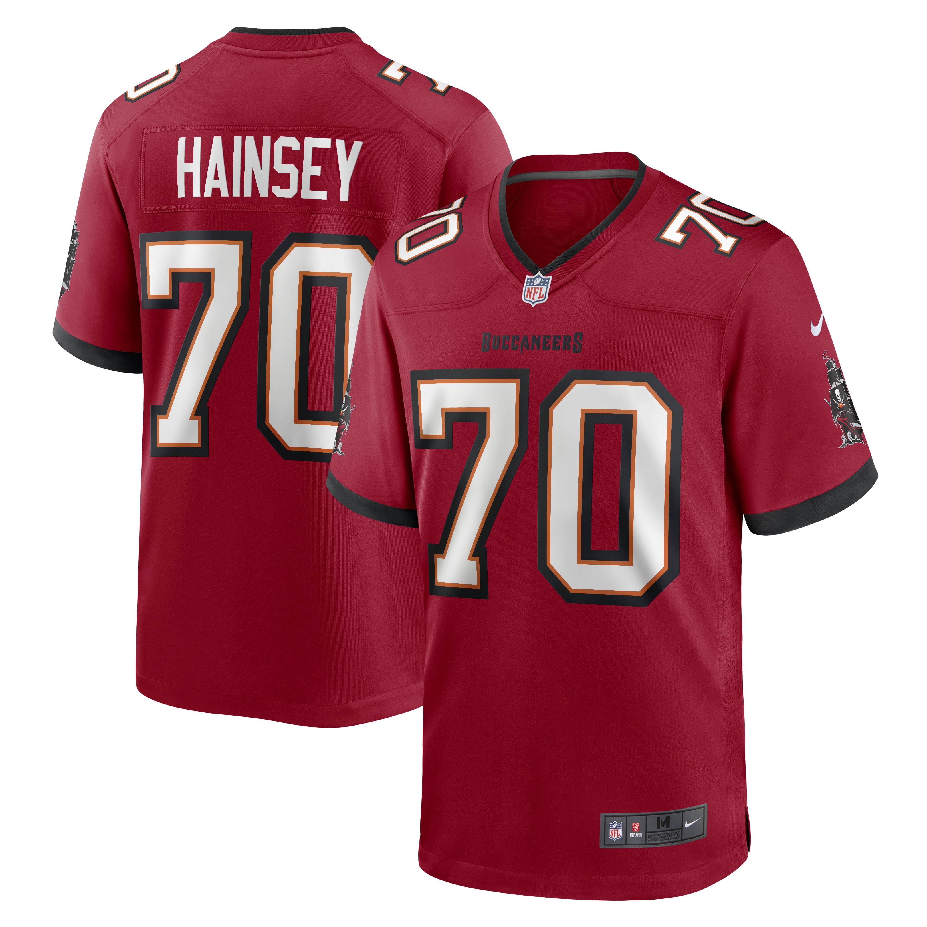 Men s Nike Robert Hainsey Red Tampa Bay Buccaneers Game Jersey Walmart