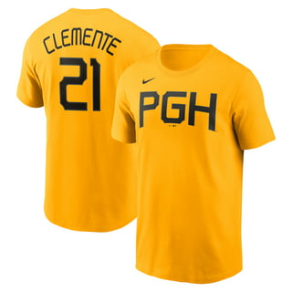 Nike Men's Roberto Clemente White Pittsburgh Pirates Home Replica Player  Name Jersey