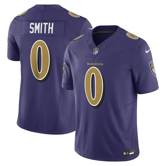 Men's Nike Roquan Smith Purple Baltimore Ravens Alternate 2 Vapor F.U.S.E. Limited Jersey