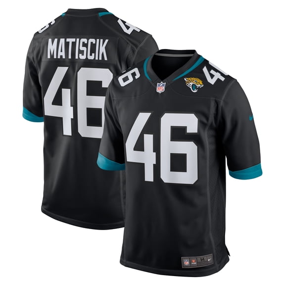 Men's Nike Ross Matiscik Black Jacksonville Jaguars Alternate Game Jersey