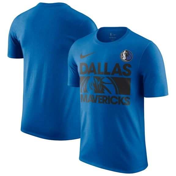 Men's-Nike Royal Dallas Mavericks Courtside This Is Our Year T-Shirt