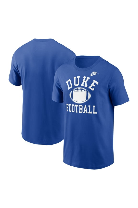 Men's Nike Royal Duke Blue Devils Legacy Football Icon T-Shirt