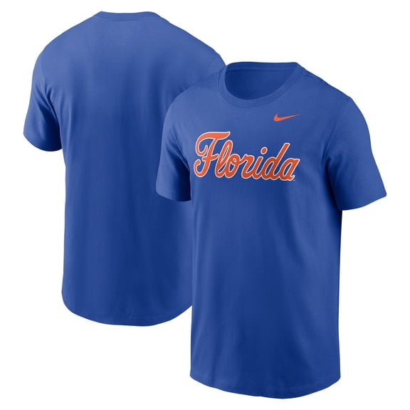 Men's Nike Royal Florida Gators Baseball Wordmark T-Shirt