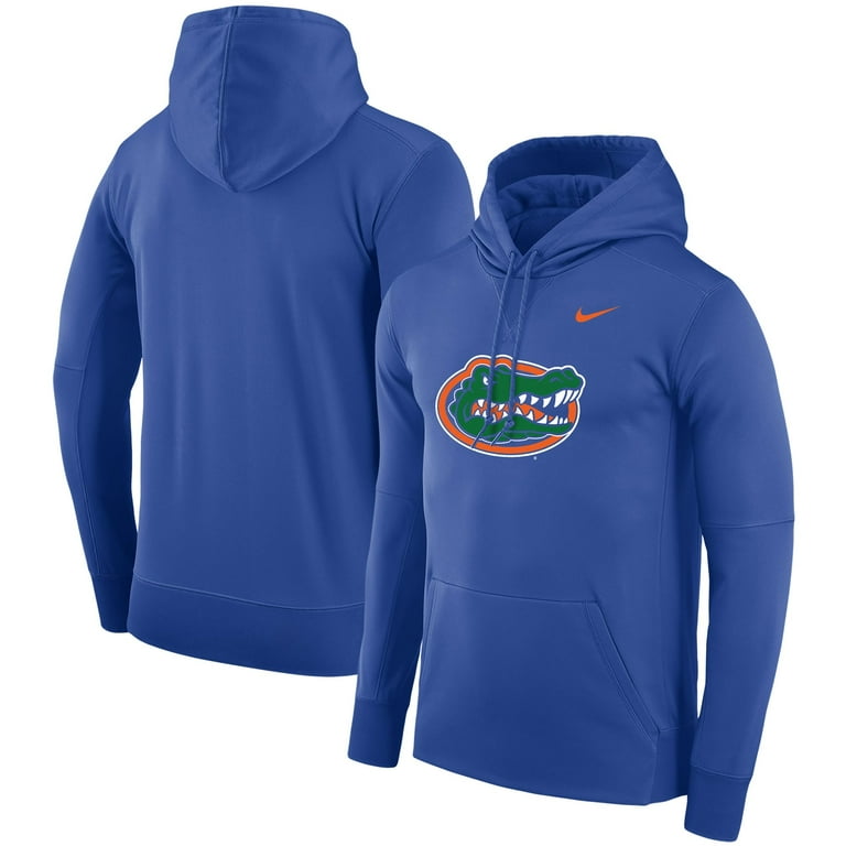 Men s Nike Royal Florida Gators Performance Pullover Hoodie Walmart