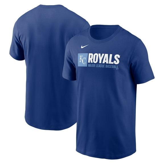Men's Nike  Royal Kansas City Royals Team Block T-Shirt