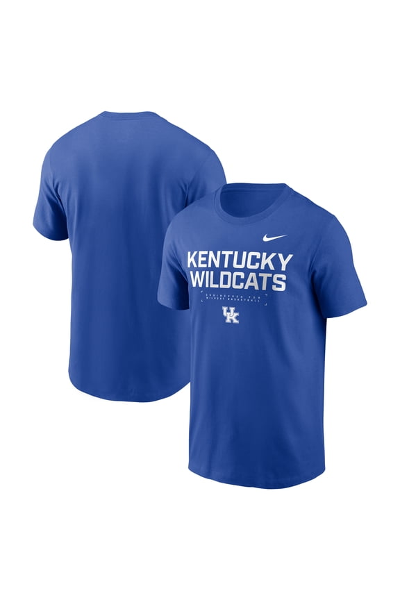 Men's Nike Royal Kentucky Wildcats 2025 Courtside Basketball Performance T-Shirt