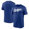 thumbnail image 1 of Men's Nike Royal Los Angeles Dodgers Legend Fuse Wordmark T-Shirt, 1 of 3
