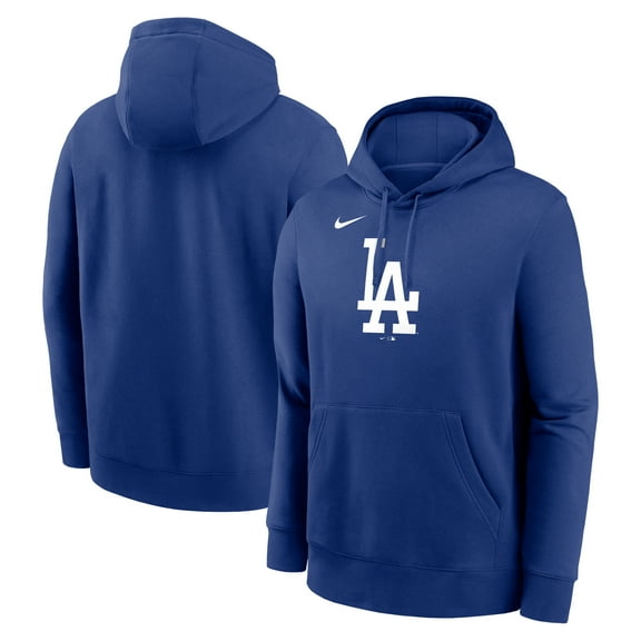 Men's Nike Royal Los Angeles Dodgers Logo Club Fleece Hoodie