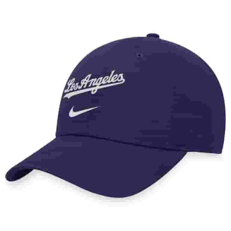 大人気☆ナイキ☆MLB Wordmark Swoosh Heritage86 キャップ Men's Nike Royal Los Angeles Dodgers Wordmark Swoosh