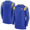 thumbnail image 1 of Men's Nike Royal Los Angeles Rams Sideline Tonal Logo Performance Player Long Sleeve T-Shirt, 1 of 3