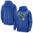 thumbnail image 1 of Men's Nike Royal Milwaukee Bucks 2024/25 City Edition Essential Club Pullover Hoodie, 1 of 3