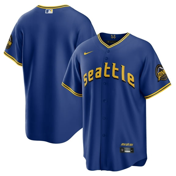 Men's Nike Royal Seattle Mariners City Connect Replica Jersey