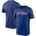 thumbnail image 1 of Men's Nike Royal Texas Rangers Wordmark Legend Performance T-Shirt, 1 of 3