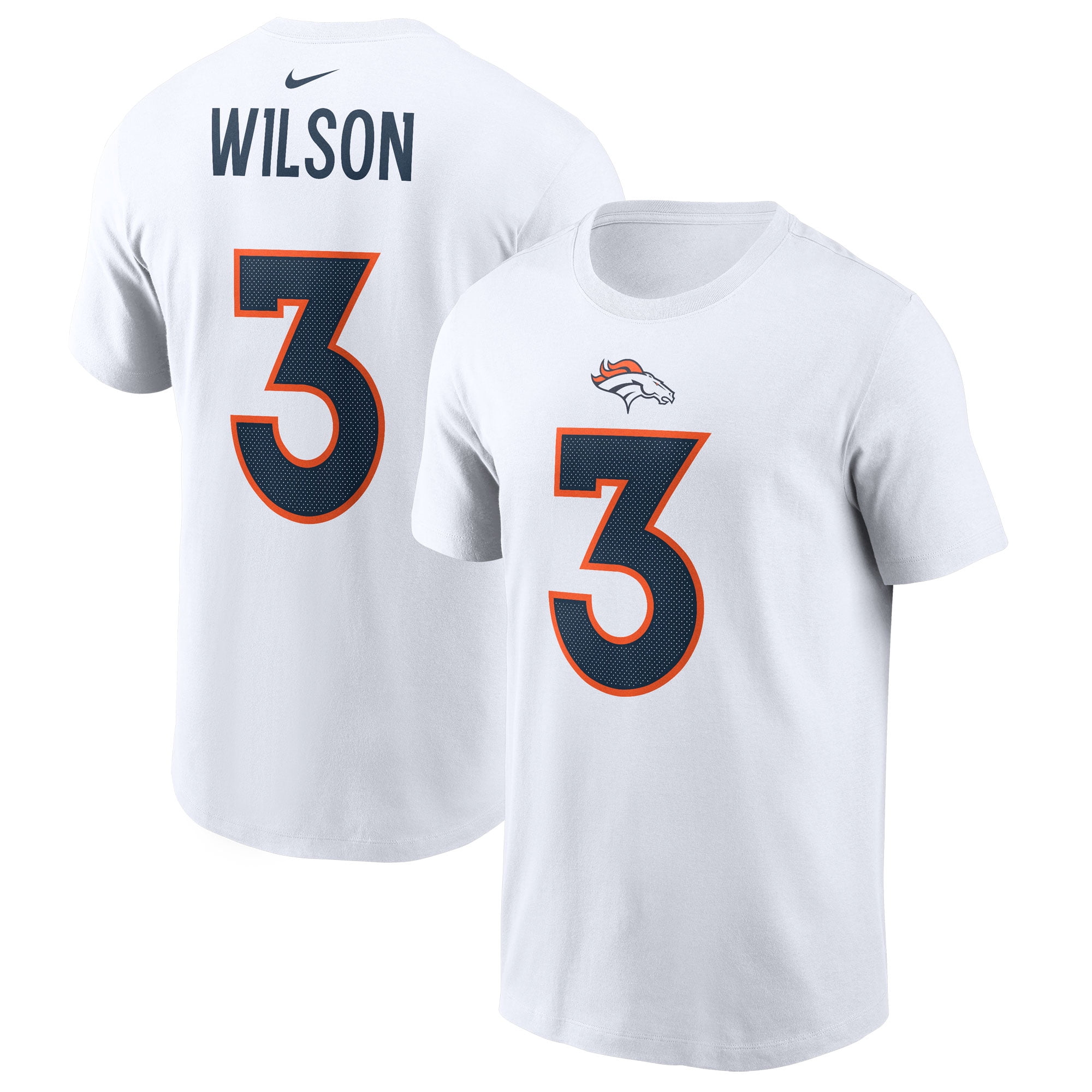 Drew Lock #3 Denver Broncos Youth Home Jersey - Orange, Screen Printed, Sizes 4-20 2 thumbnail image